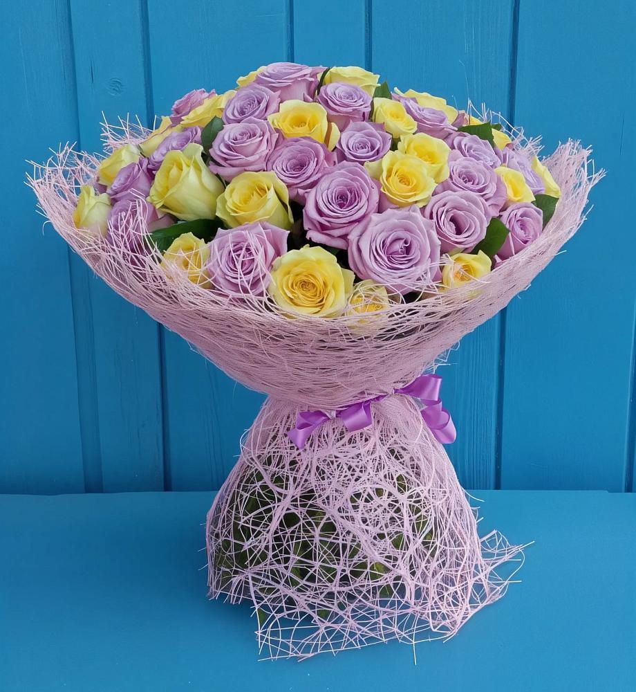 Букет 101 Волшебный Миг в поселок им. Кирова