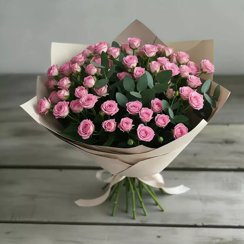 Букет Удовольствие в поселок им. Кирова