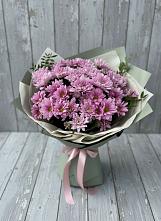 Букет цветов из:  Хризантемы в поселок им. Кирова