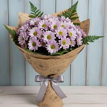 Букет цветов из:  Хризантемы #REPLACE_PRED# поселок им. Кирова