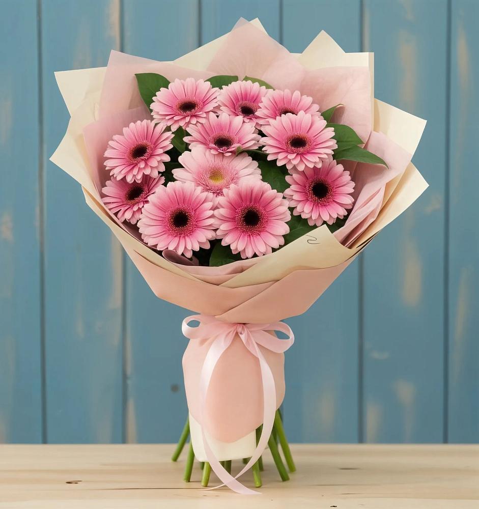 Букет цветов из: Герберы в поселок им. Кирова