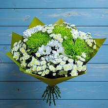 Букет цветов из:  Хризантемы #REPLACE_PRED# поселок им. Кирова