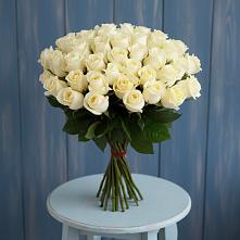 Букет 51 Белая роза Эдлесс Лав #REPLACE_PRED# поселок им. Кирова
