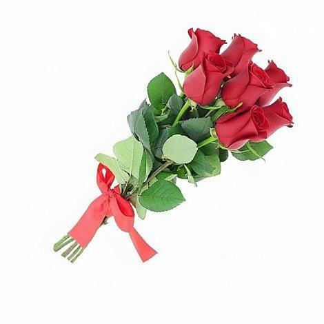 Букет Красные розы в поселок им. Кирова
