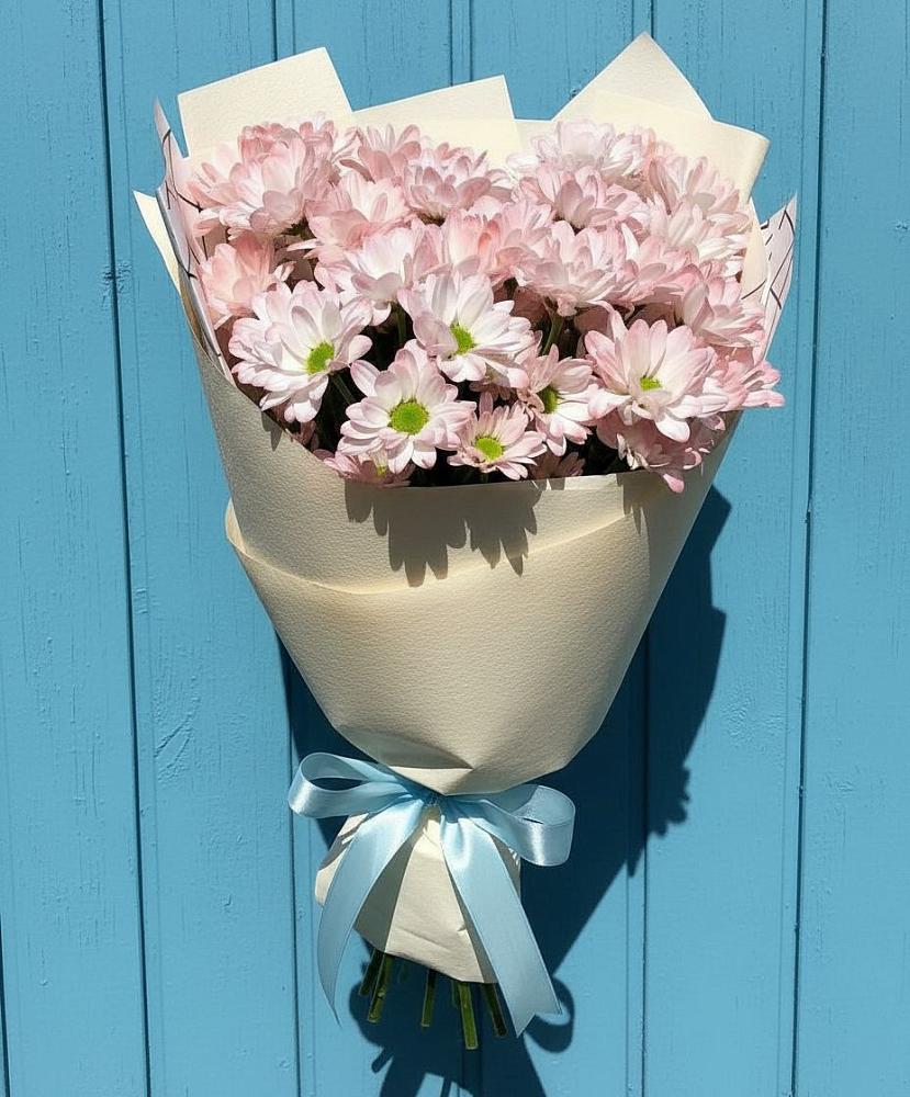 Букет цветов из: Хризантемы в поселок им. Кирова