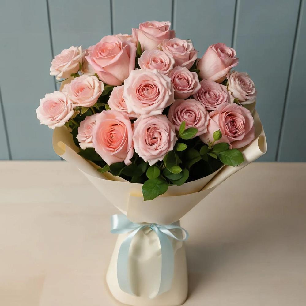 Букет Розовый шарм в поселок им. Кирова