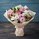 Букет цветов из: Хризантемы, Альстромерии и Розы в поселок им. Кирова